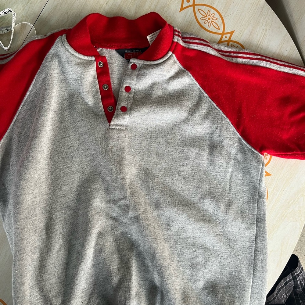 Bruce Jenner short sleeve sweatshirt